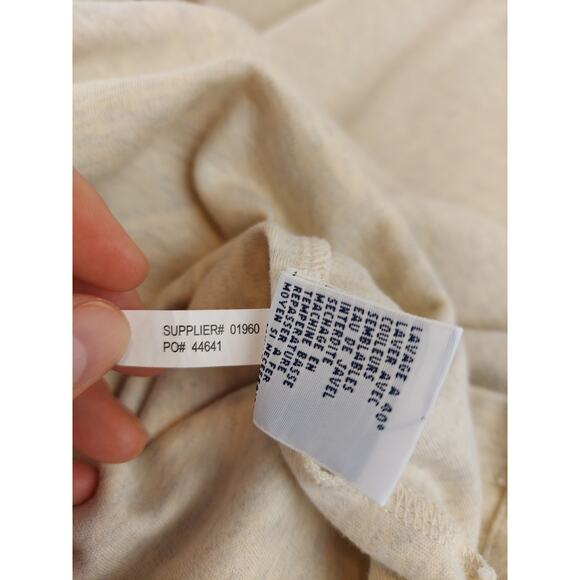 Vintage Polo Ralph Lauren Men's Heather Beige Short Sleeve Polo Preppy Shirt XL - Picture 6 of 10